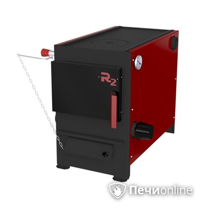 Твердотопливный котел Термокрафт R2 12 кВт конфорка термометр круглый выход в Нефтеюганске